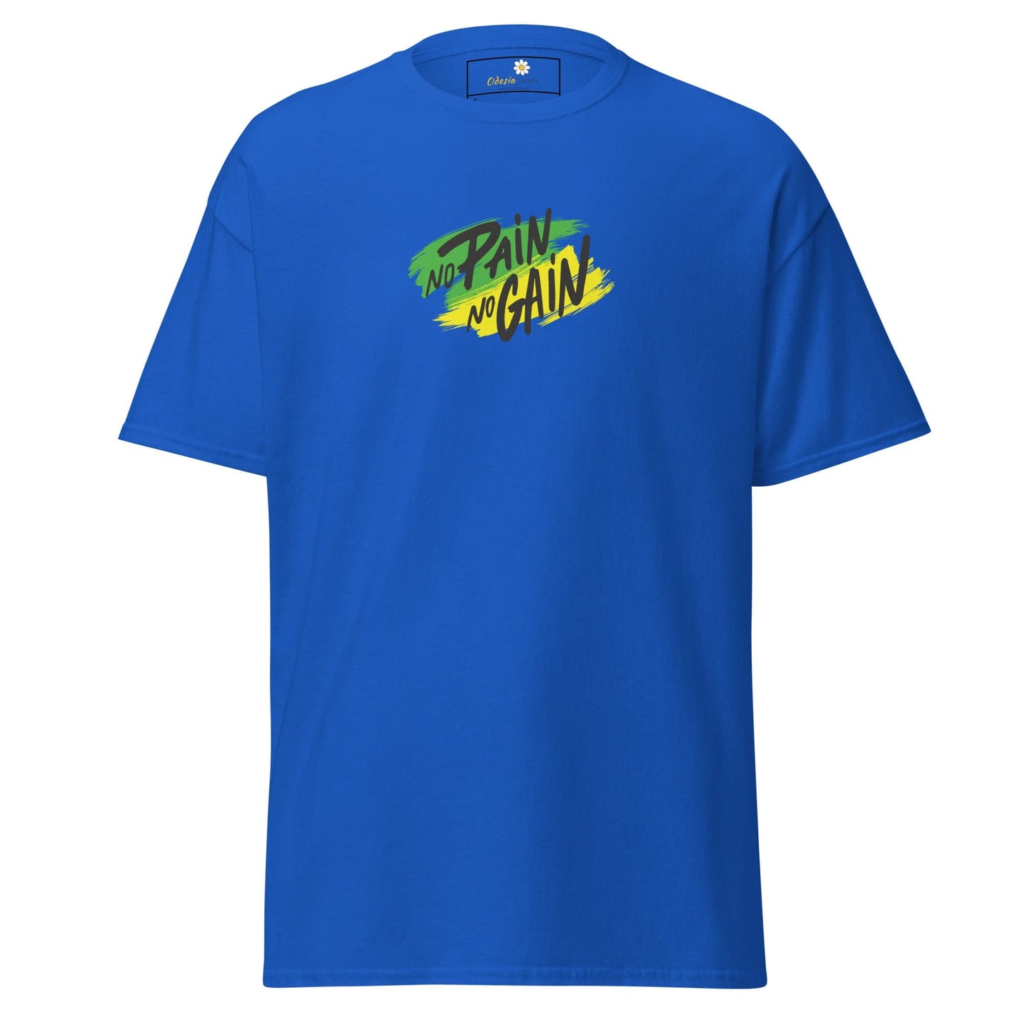 Unisex classic tee - SPORT NO PAIN NO GAIN - REGULAR - Royal / S
