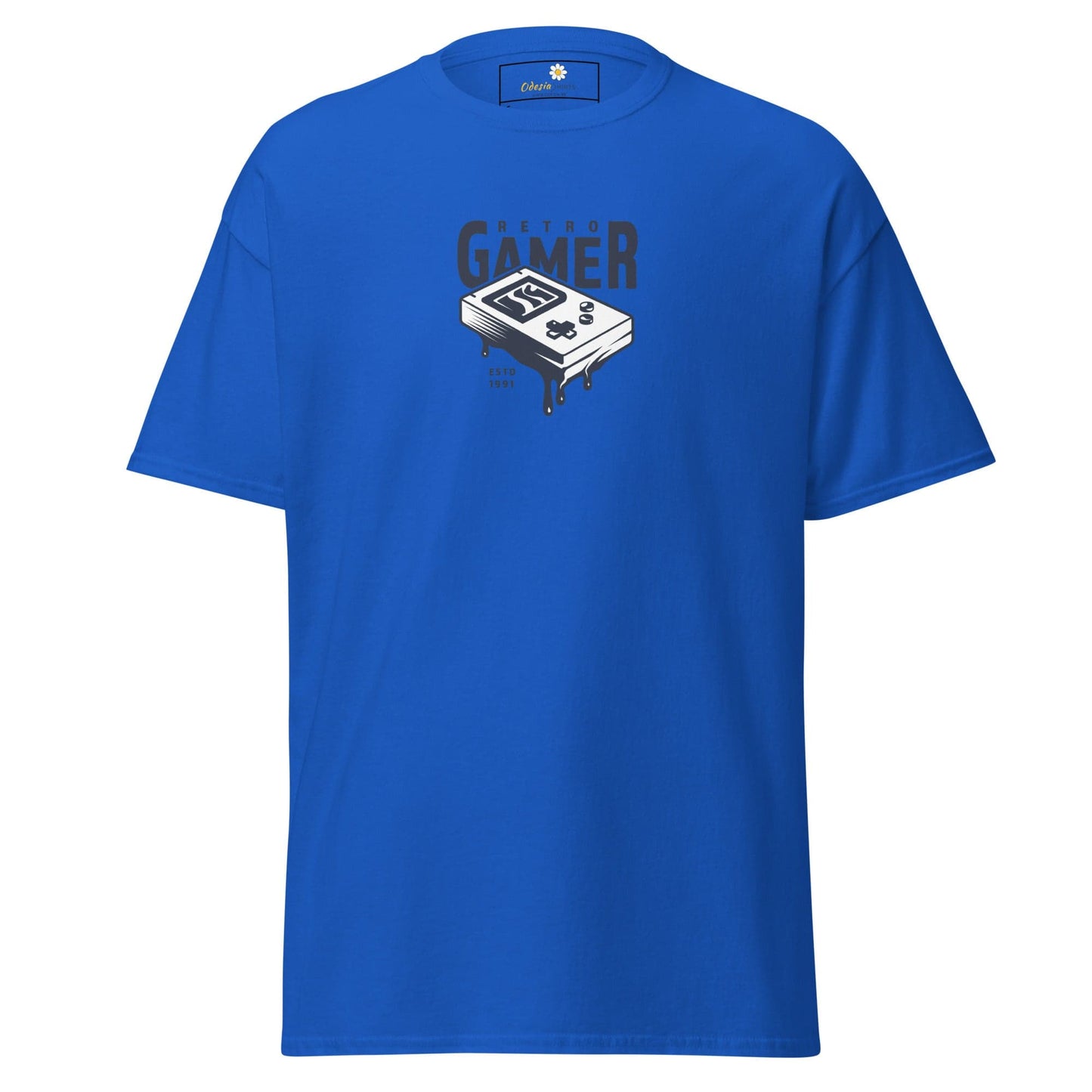 Unisex classic tee - IT RETRO GAMER - REGULAR - Royal / S