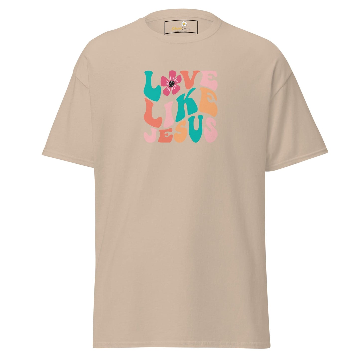 Unisex classic tee - SPIRITUAL LOVE LIKE JESUS - REGULAR - Sand / S