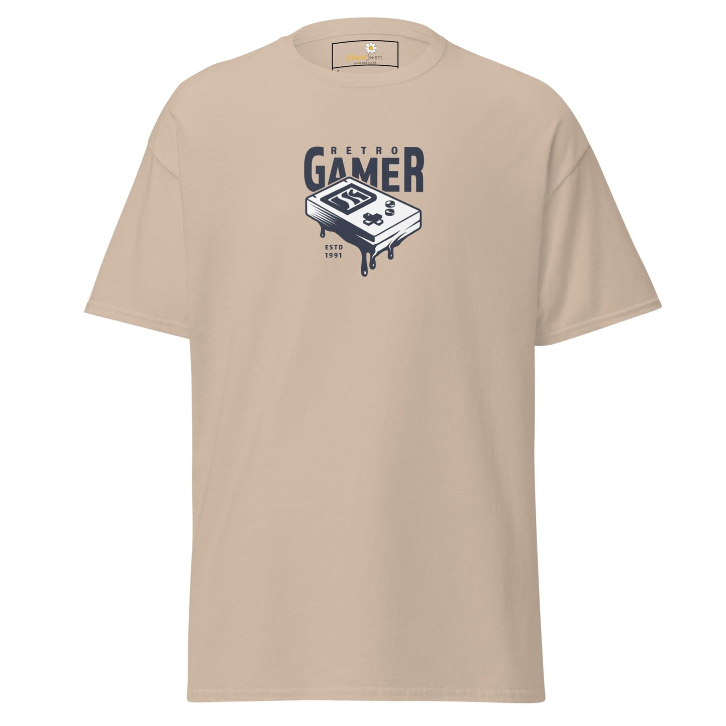 Unisex classic tee - IT RETRO GAMER - REGULAR - Sand / S