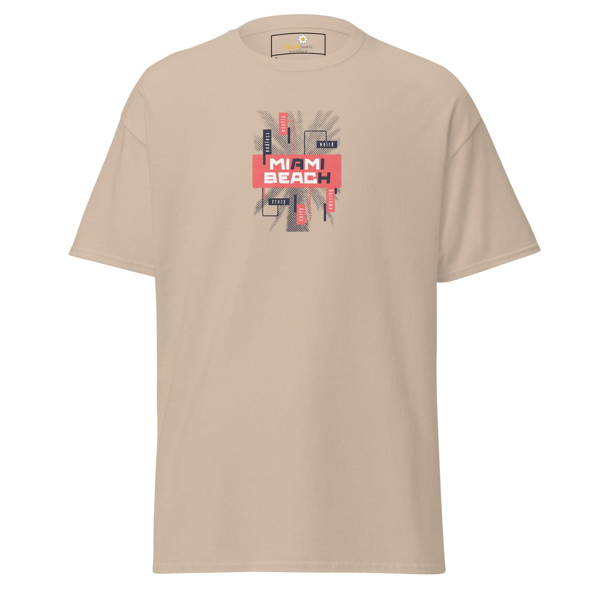 Unisex classic tee - COUNTRY SUMMER MIAMI BEACH - REGULAR - Sand / S