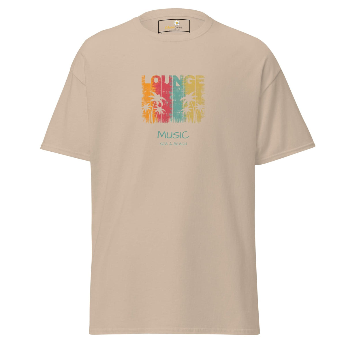 Unisex classic tee - MUSIC LOUNGE - REGULAR - Sand / S