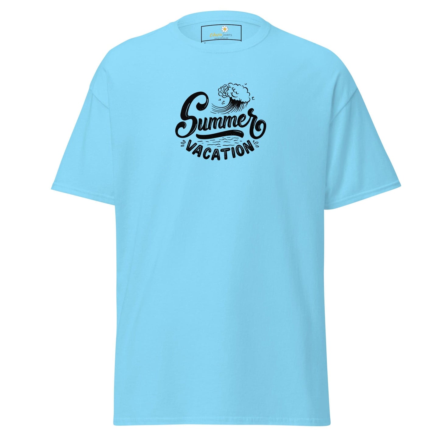 Unisex classic tee - SUMMER VACATION - REGULAR - Sky / S