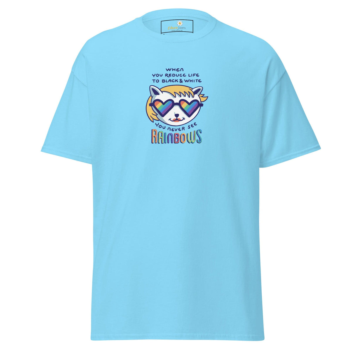 Unisex classic tee - COMMUNITY MISC SEE RAINBOWS - REGULAR - Sky / S