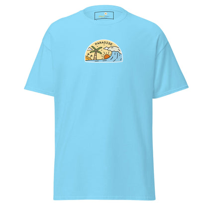 Unisex classic tee - SUMMER ISLAND PARADISE - REGULAR - Sky / S