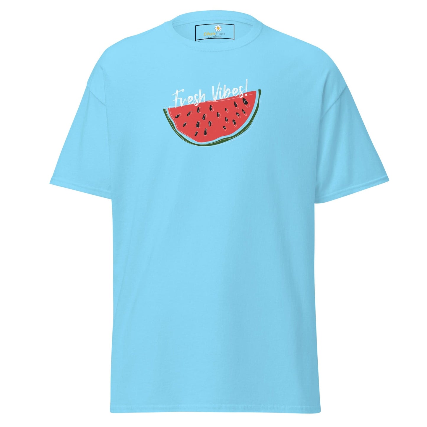 Unisex classic tee - SUMMER FRESH VIBES - REGULAR - Sky / S