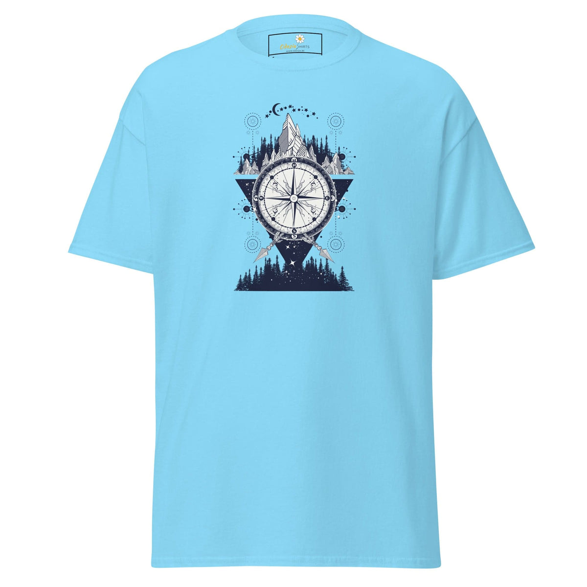 Unisex classic t-shirt - MYSTIC DIRECTIONS - REGULAR - Sky / S