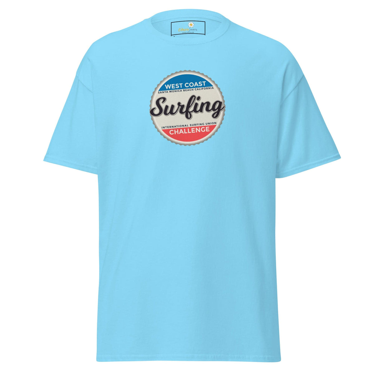Unisex classic tee - SPORT SURFING COAST - REGULAR - Sky / S