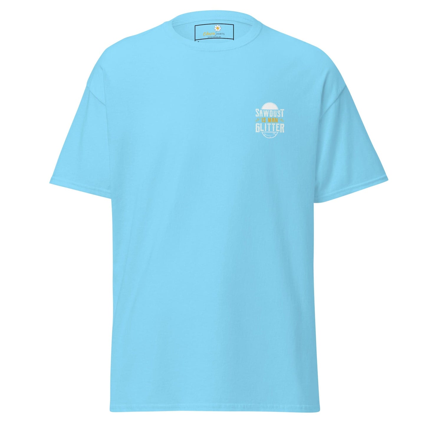 Unisex classic tee - MISC FUN SAWDUST GLITTER POCKET - REGULAR - Sky / S