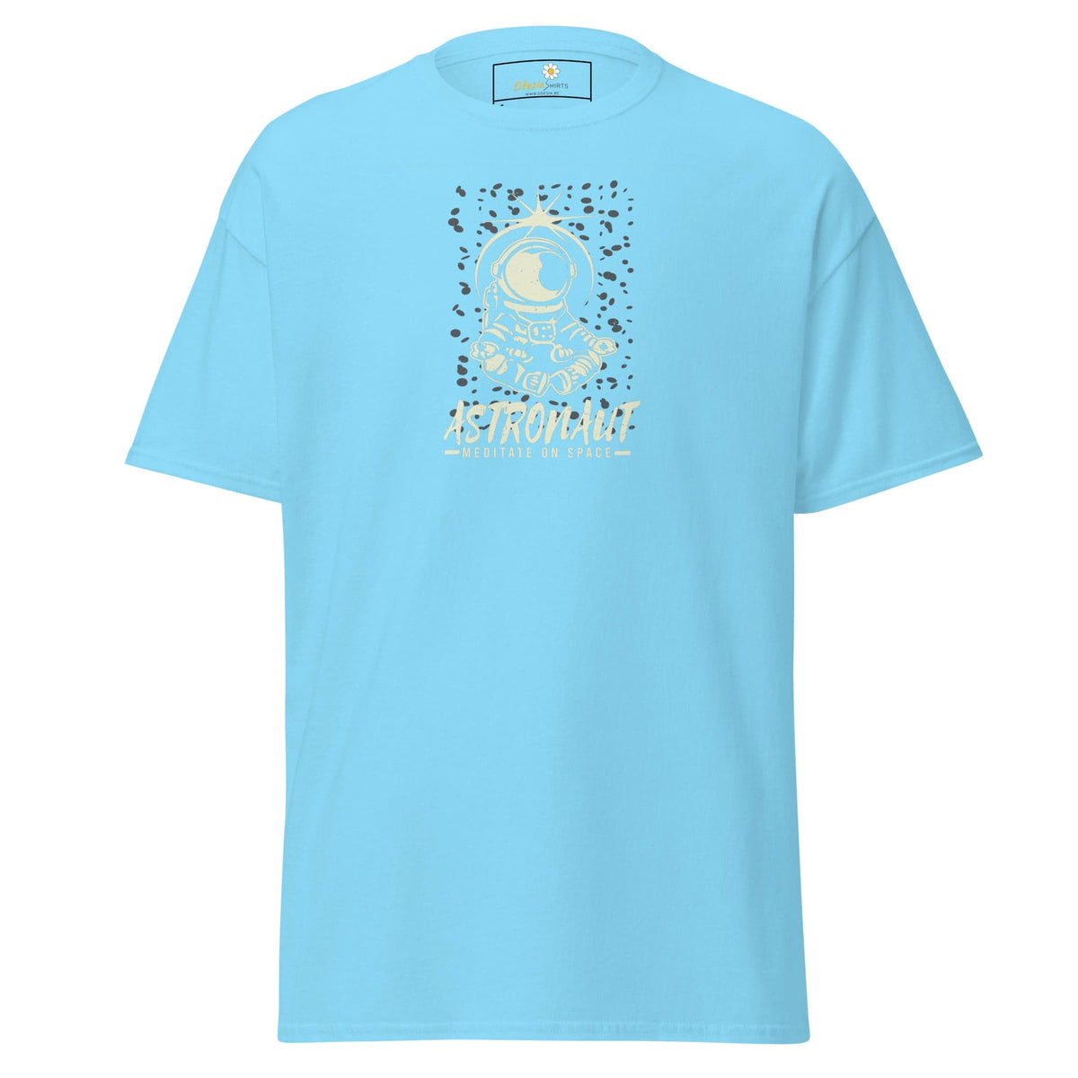 Unisex classic t-shirt - ASTRONAUT MEDITATION SPACE - REGULAR - Sky / S