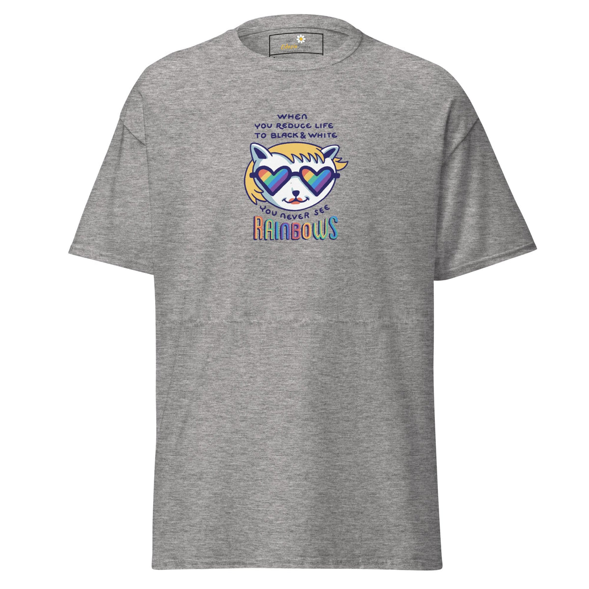 Unisex classic tee - COMMUNITY MISC SEE RAINBOWS - REGULAR - Sport Grey / S