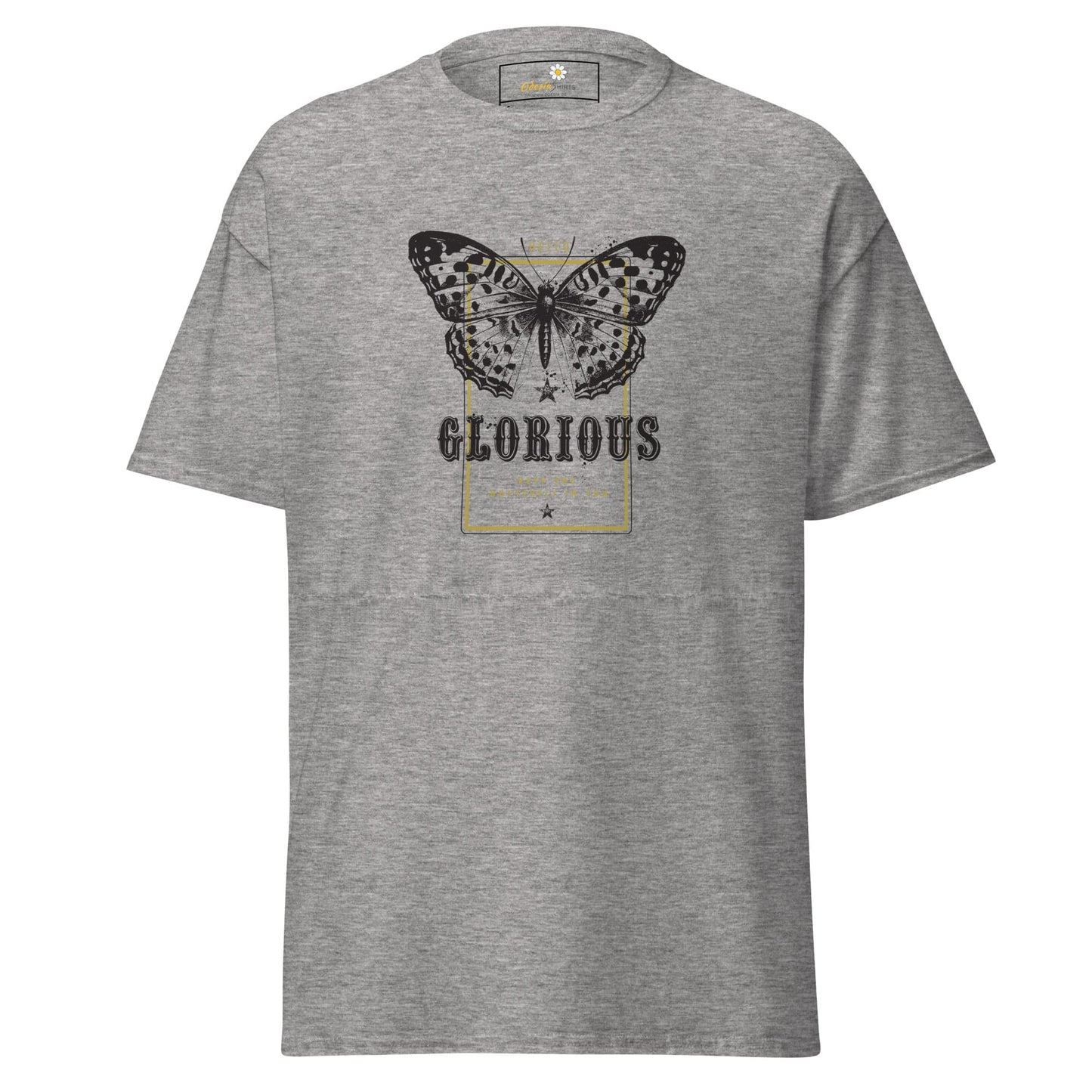 Unisex classic tee - ANIMALS GLORIOUS BUTTERFLY - REGULAR - Sport Grey / S