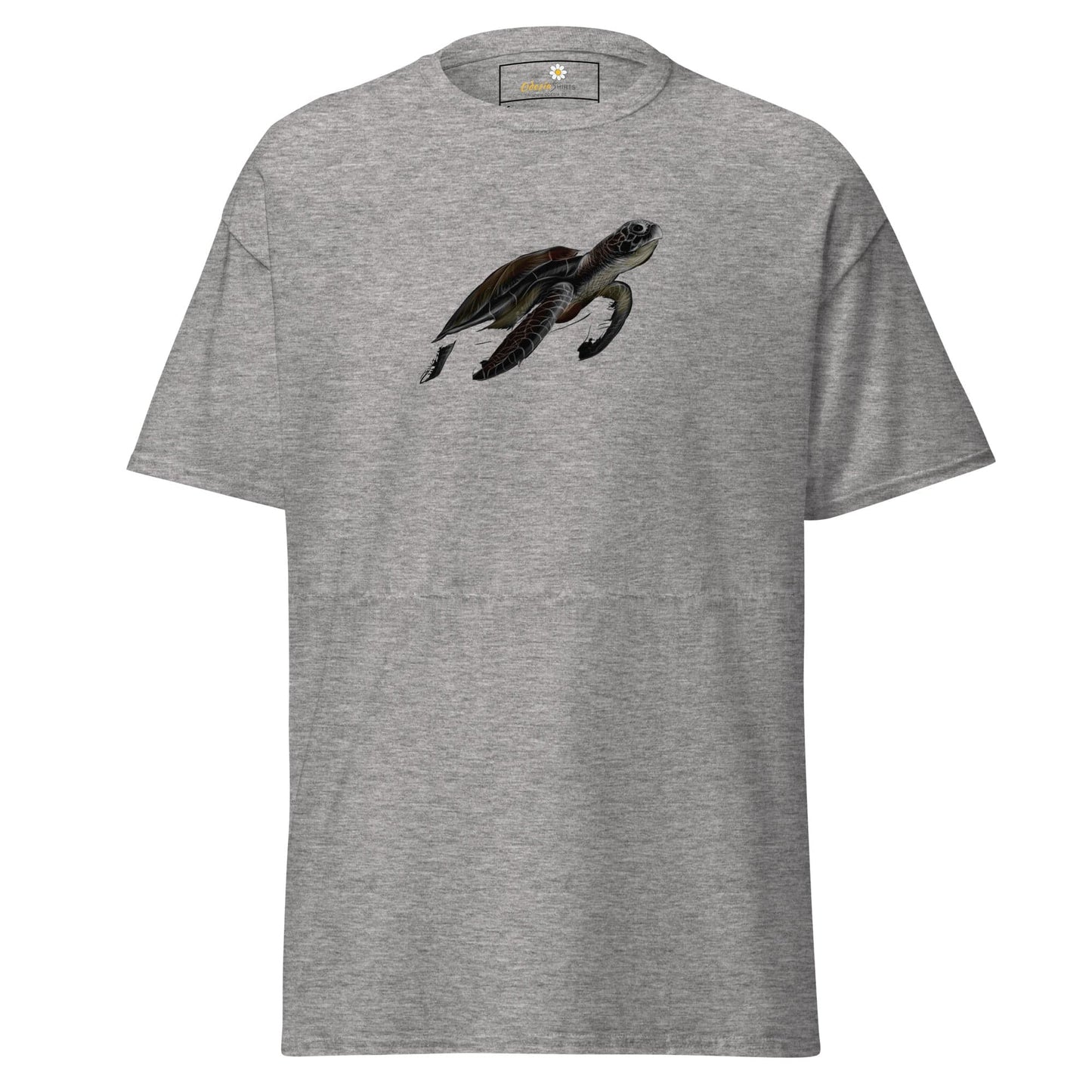 Unisex classic tee - WILD LIFE SEA TURTLE - REGULAR - Sport Grey / S
