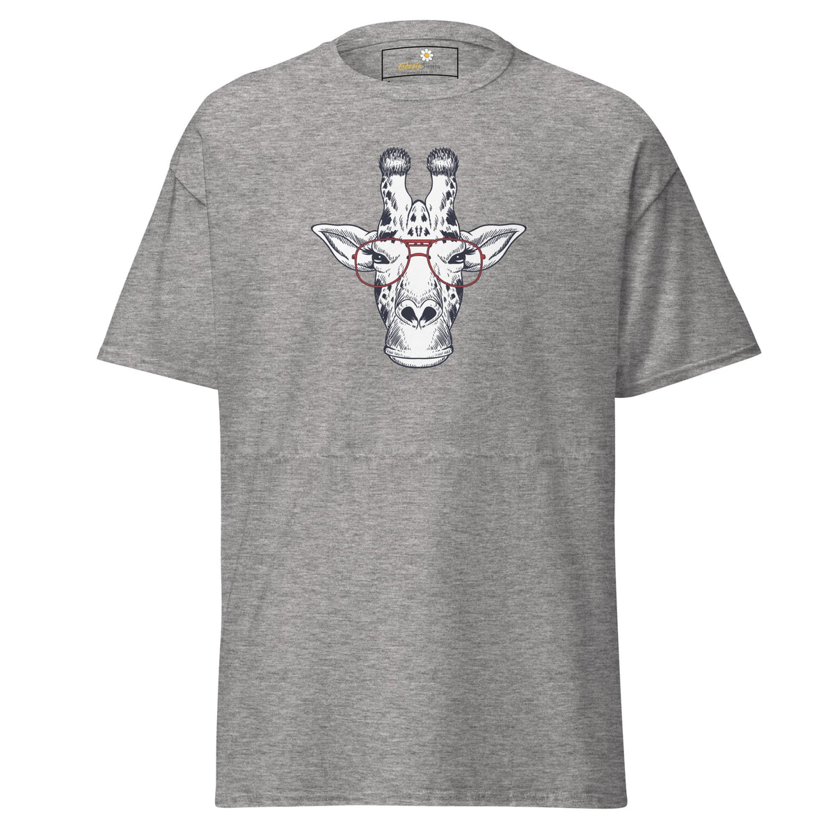 Unisex classic tee - WILD LIFE FUN GIRAFFE GLASSES - REGULAR - Sport Grey / S