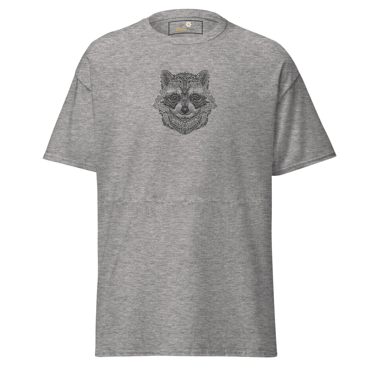 Unisex classic tee - WILD LIFE RACCOON - REGULAR - Sport Grey / S