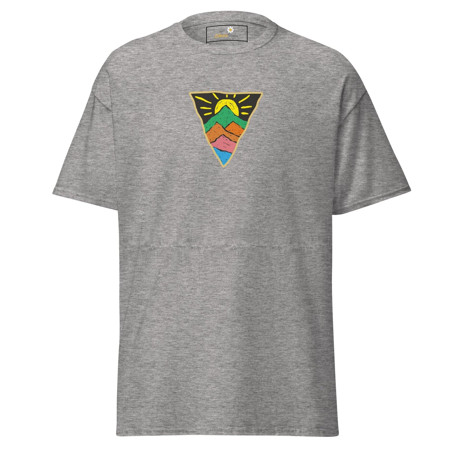Unisex classic tee - MISC SUN TRIANGLE - REGULAR - Sport Grey / S