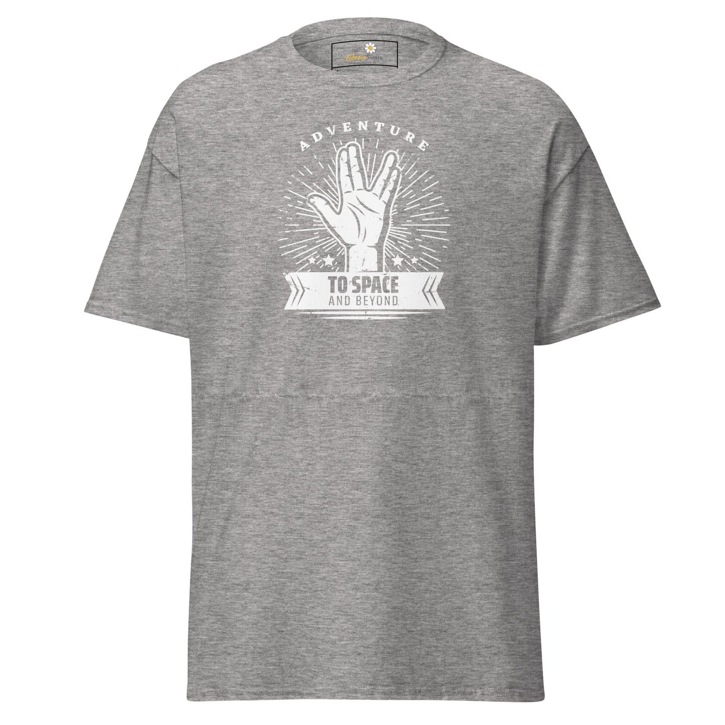 Unisex classic t-shirt - SPACE STAR TREK - REGULAR - Sport Grey / S