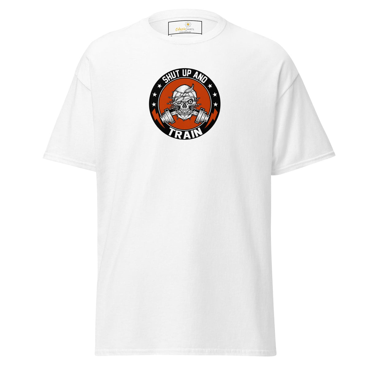Unisex classic tee - SPORT SHUT UP AND TRAIN - REGULAR - White / S