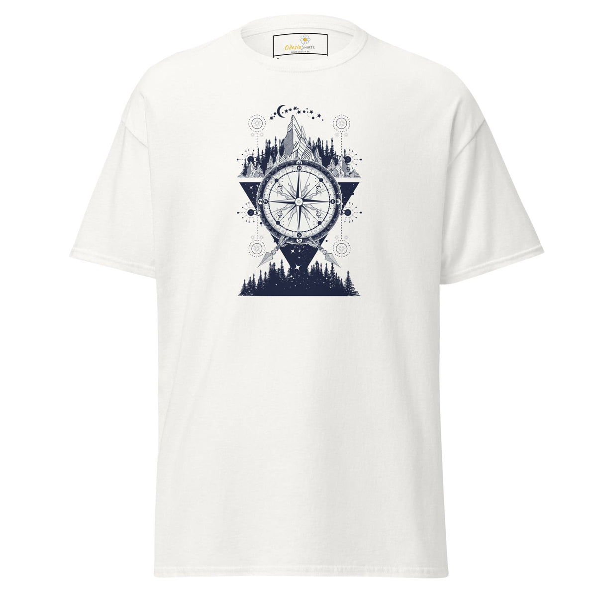 Unisex classic t-shirt - MYSTIC DIRECTIONS - REGULAR - White / S
