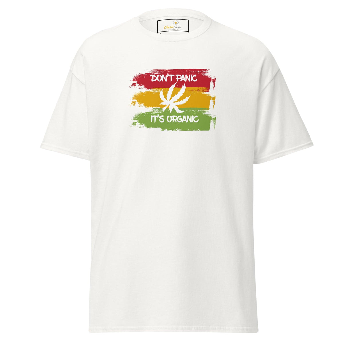 Unisex classic t-shirt - MYSTIC DON’T PANIC ORGANIC - REGULAR - White / S