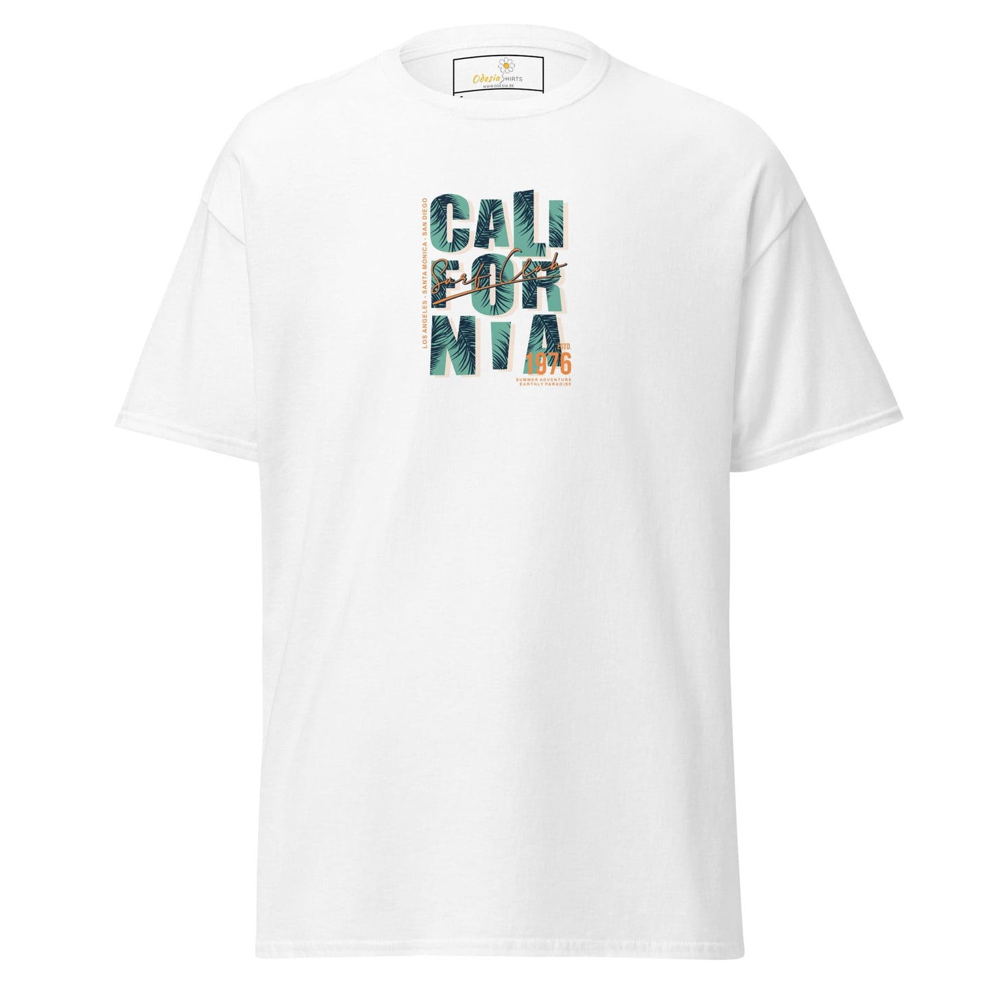 Unisex classic tee - TEXT CALIFORNIA - REGULAR - White / S