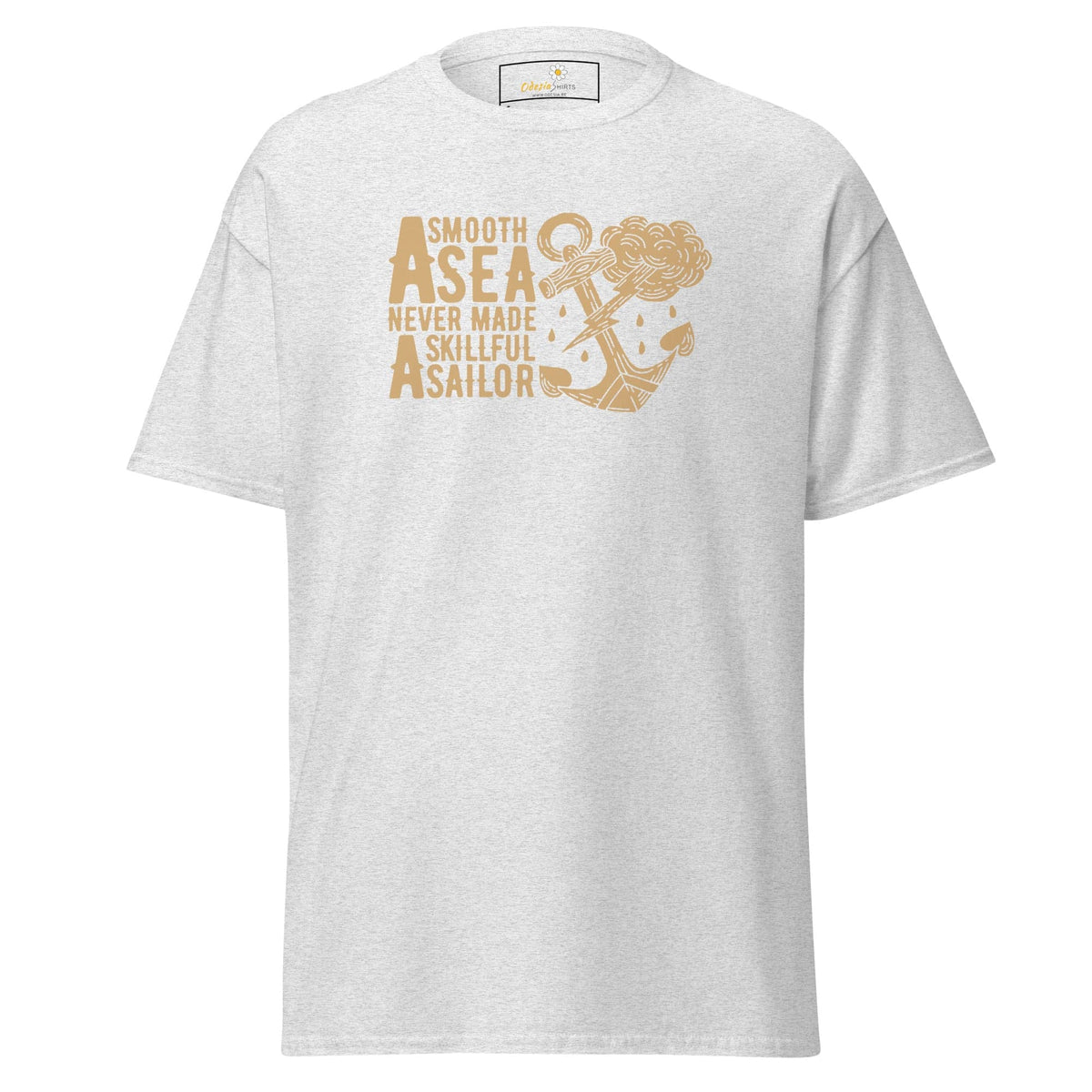 Unisex classic t-shirt - SEALIFE SMOOTH SEA MADE SAILOR - REGULAR - Ash / S