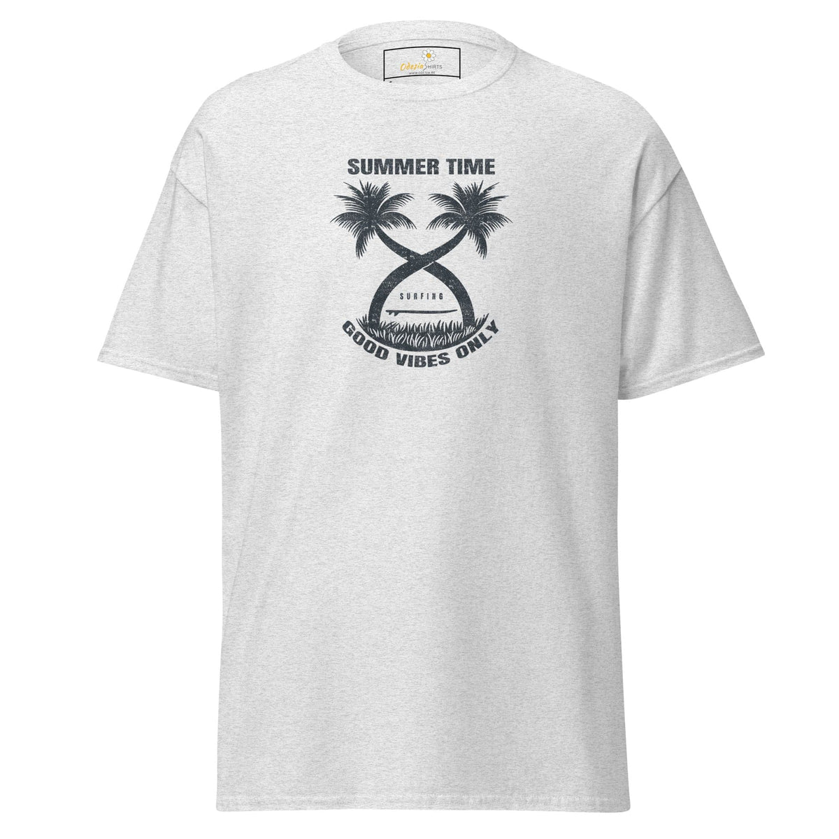 Unisex classic t-shirt - SUMMER PARADISE TREES - REGULAR - Ash / S