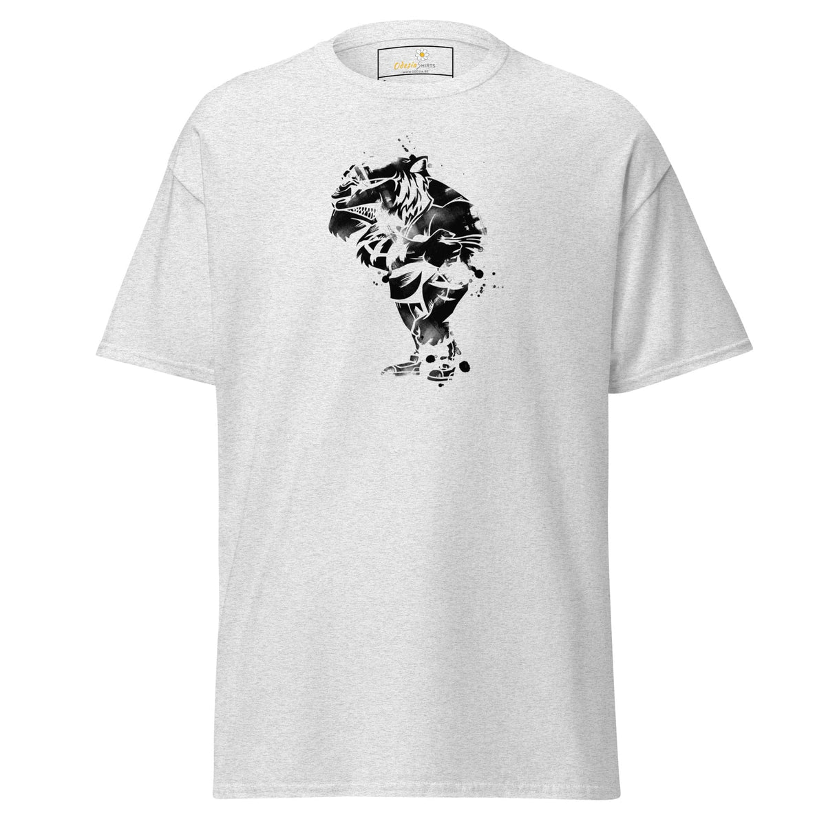 Unisex classic t-shirt - FANTASY STRANGE DUDE - REGULAR - Ash / S