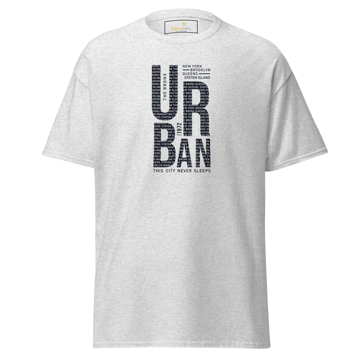 Unisex classic t-shirt - URBAN DESIGN - REGULAR - Ash / S