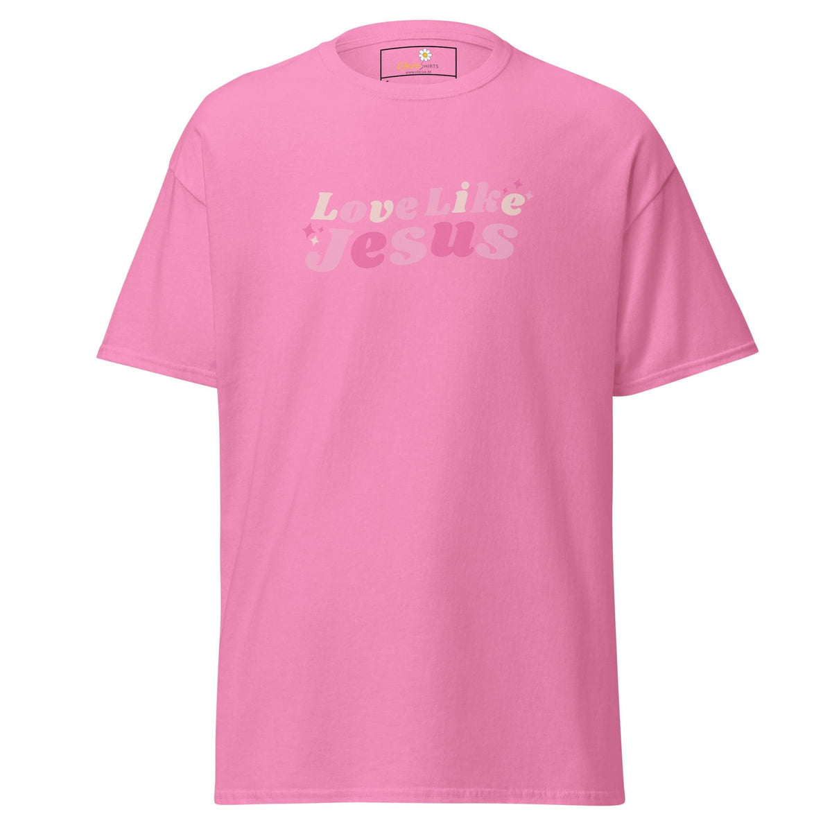 Unisex classic t-shirt - SPIRITUAL LOVE LIKE JESUS - REGULAR - Azalea / S