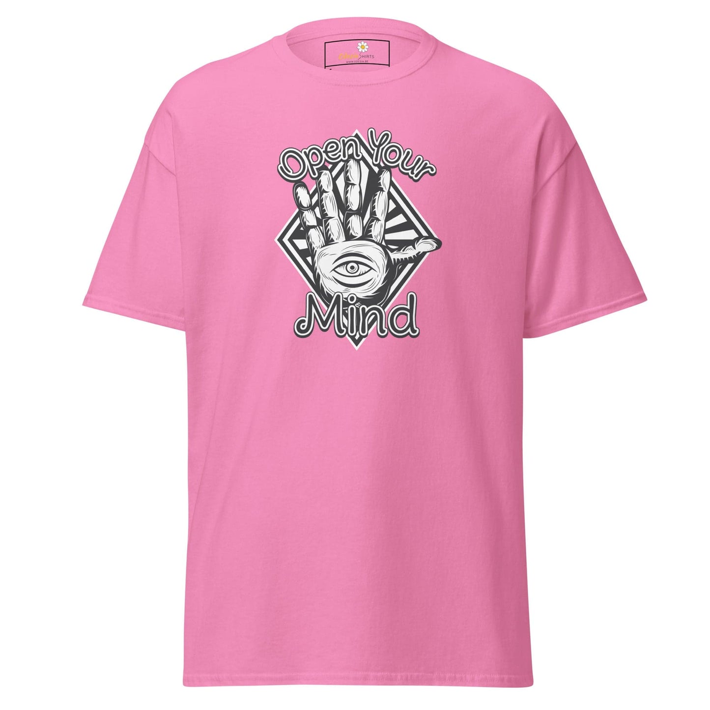 Unisex classic t-shirt - MYSTIC OPEN YOUR MIND - REGULAR - Azalea / S