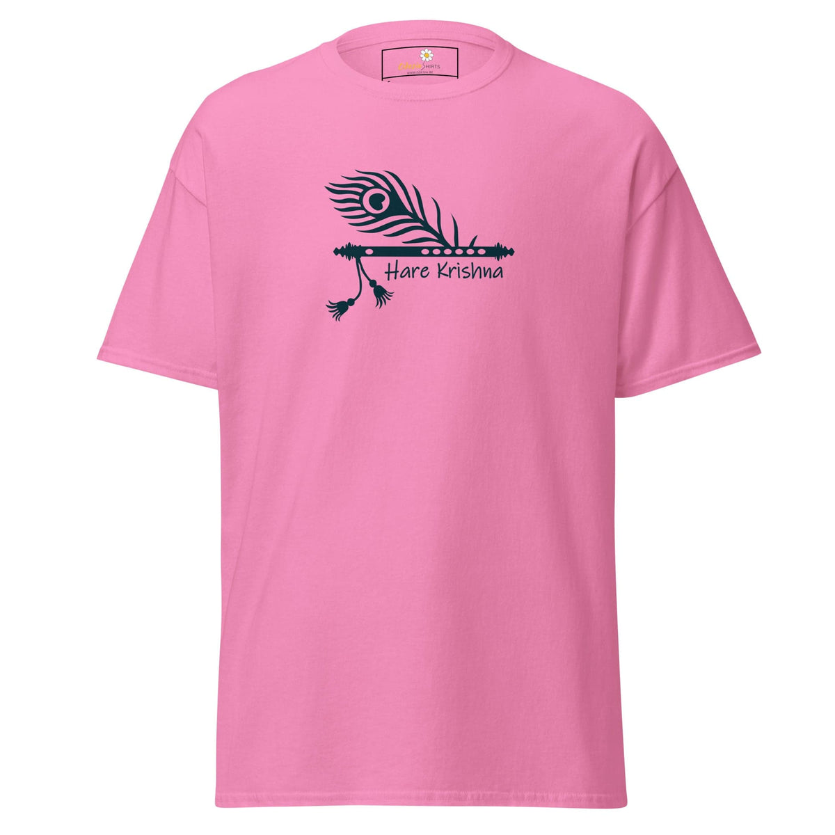 Unisex classic t-shirt - SPIRITUAL HARE KRISHNA - REGULAR - Azalea / S