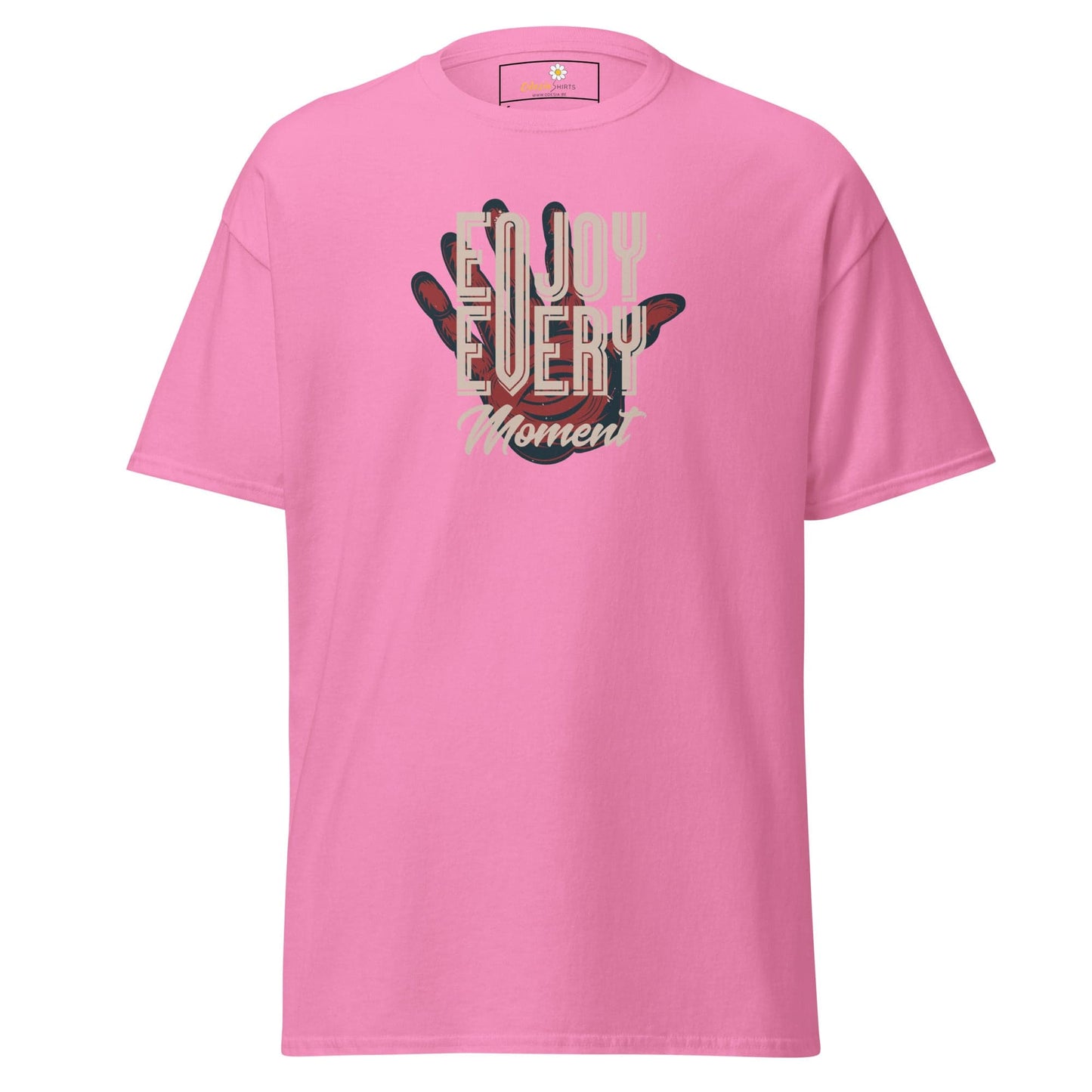 Unisex classic t-shirt - FANTASY ENJOY EVERY MOMENT - REGULAR - Azalea / S