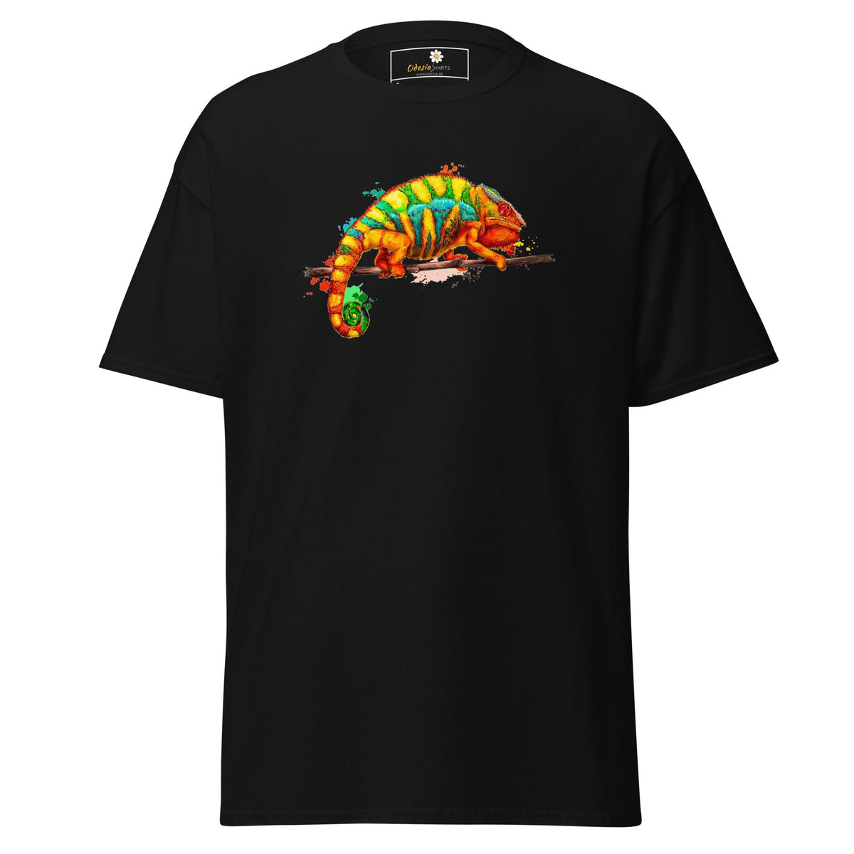 Unisex classic t-shirt - WILD LIFE CHAMELEON COLORS - REGULAR - Black / S