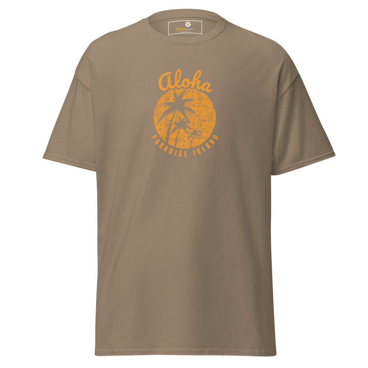 Unisex classic t-shirt - SUMMER COUNTRY PARADISE ISLAND - REGULAR - Brown Savana / S