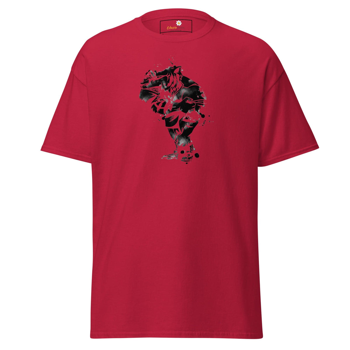 Unisex classic t-shirt - FANTASY STRANGE DUDE - REGULAR - Cardinal / S