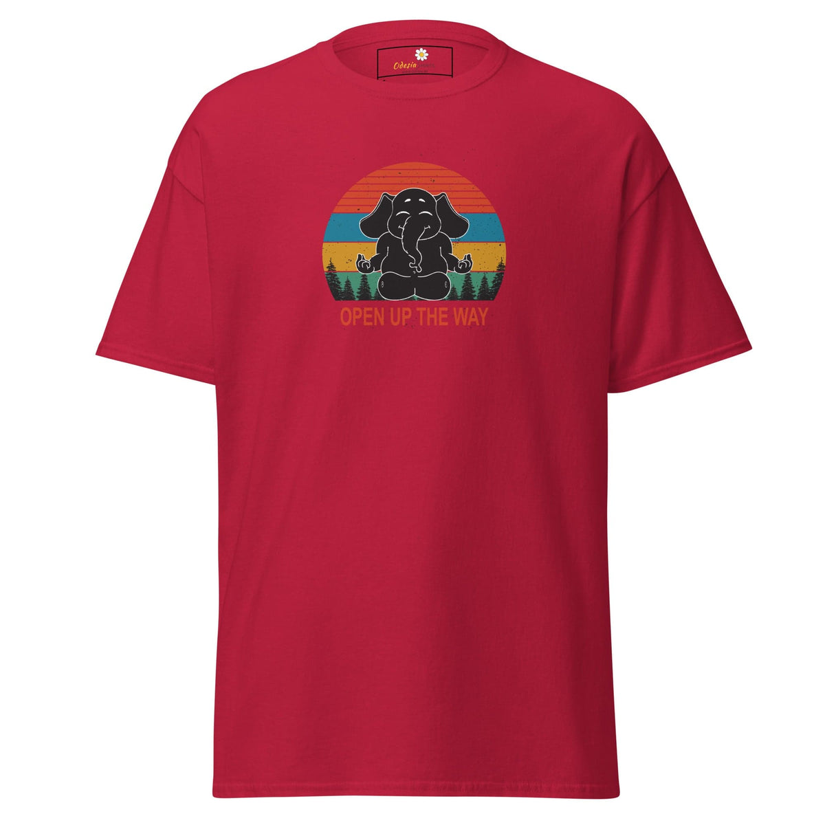 Unisex classic t-shirt - WILDLIFE ELEPHANT SPIRITUAL - REGULAR - Cardinal / S