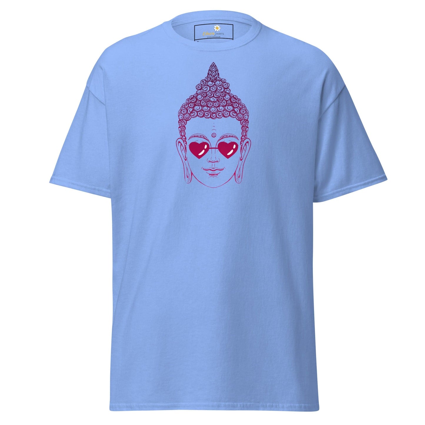 Unisex classic t-shirt - SPIRITUAL BUDDHA LOVE - REGULAR - Carolina Blue / S