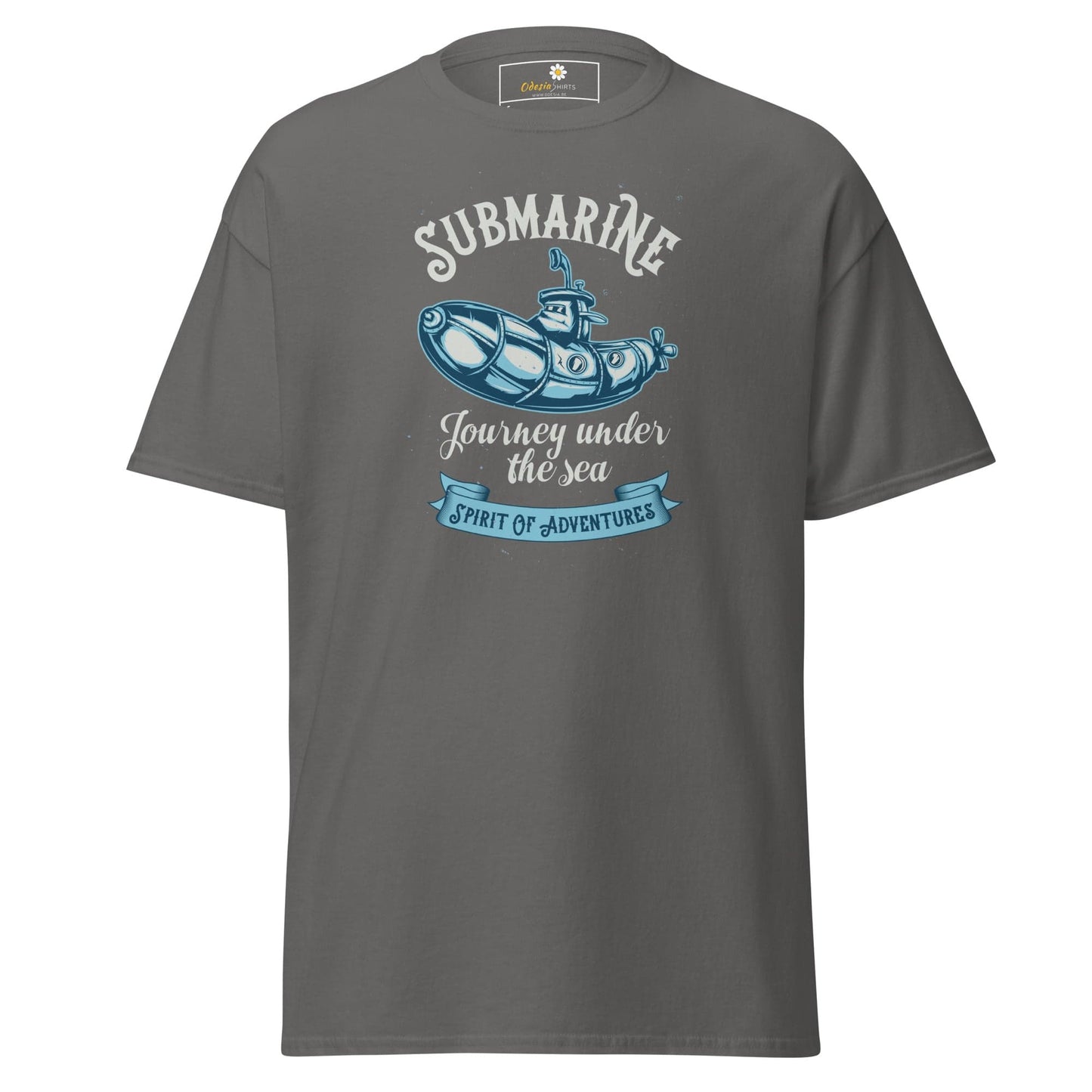 Unisex classic t-shirt - ADVENTURE SUBMARINE JOURNEY - REGULAR - Charcoal / S
