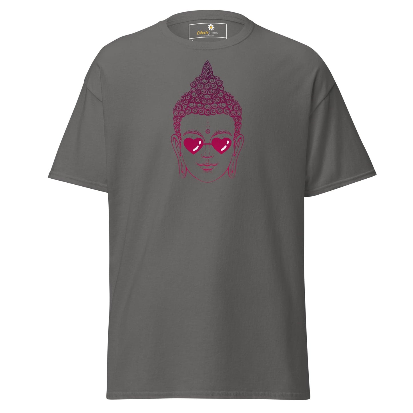 Unisex classic t-shirt - SPIRITUAL BUDDHA LOVE - REGULAR - Charcoal / S