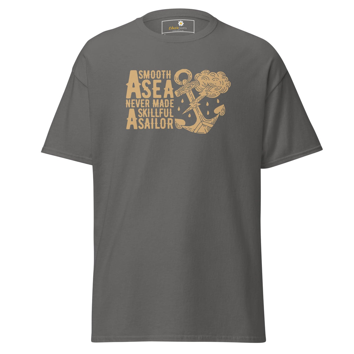 Unisex classic t-shirt - SEALIFE SMOOTH SEA MADE SAILOR - REGULAR - Charcoal / S