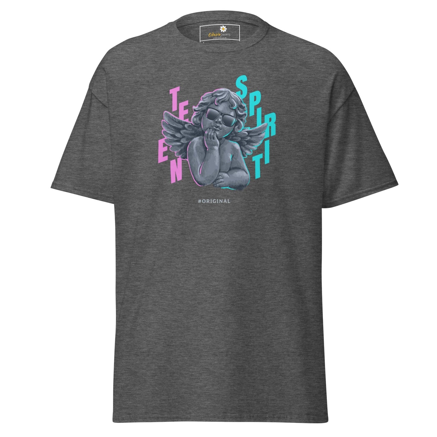 Unisex classic t-shirt - FANTASY TEEN SPIRIT - REGULAR - Dark Heather / S
