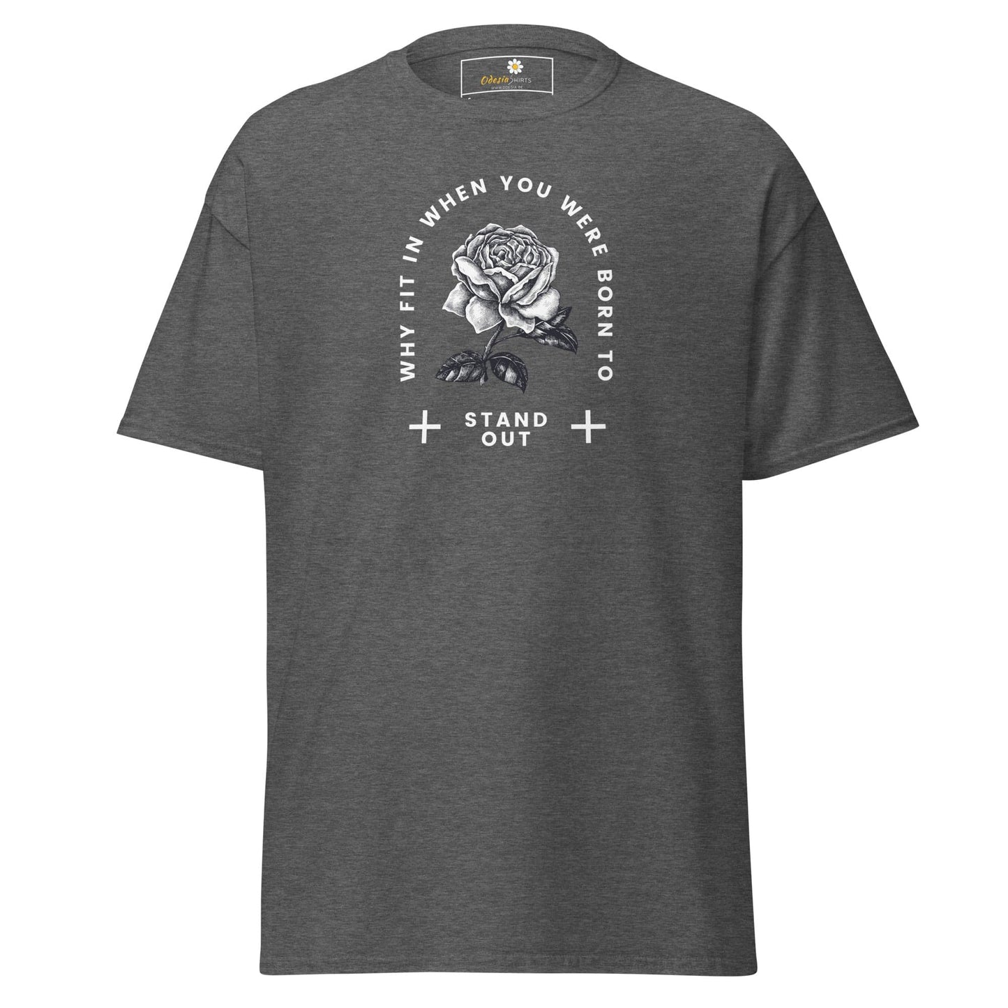 Unisex classic t-shirt - MISC FIT IN STAND OUT - REGULAR - Dark Heather / S