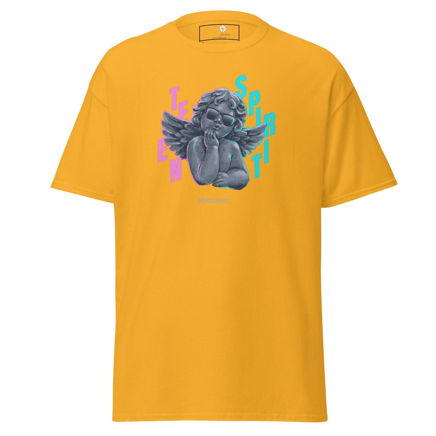 Unisex classic t-shirt - FANTASY TEEN SPIRIT - REGULAR - Gold / S