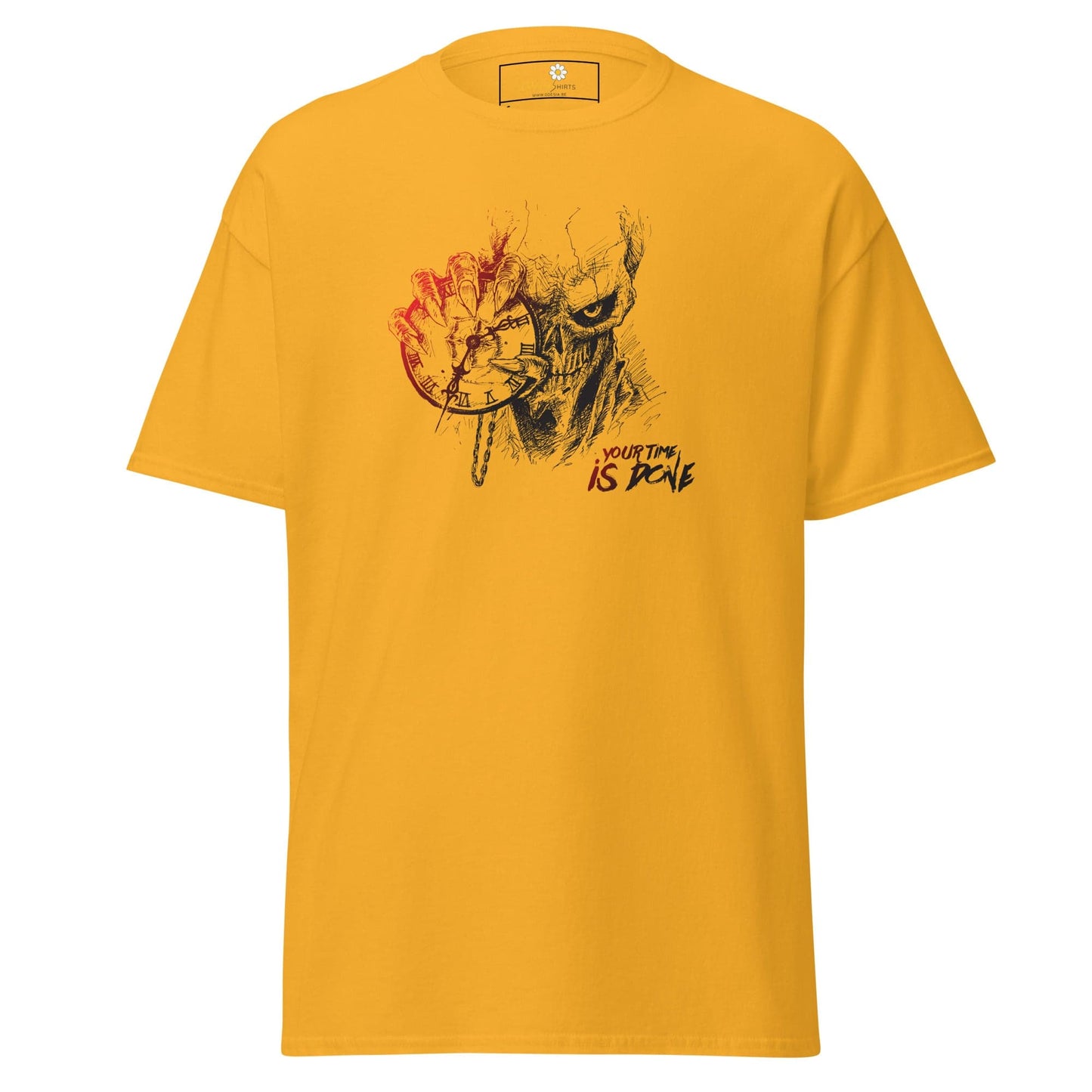 Unisex classic t-shirt - FANTASY TIME IS DUE - REGULAR - Gold / S