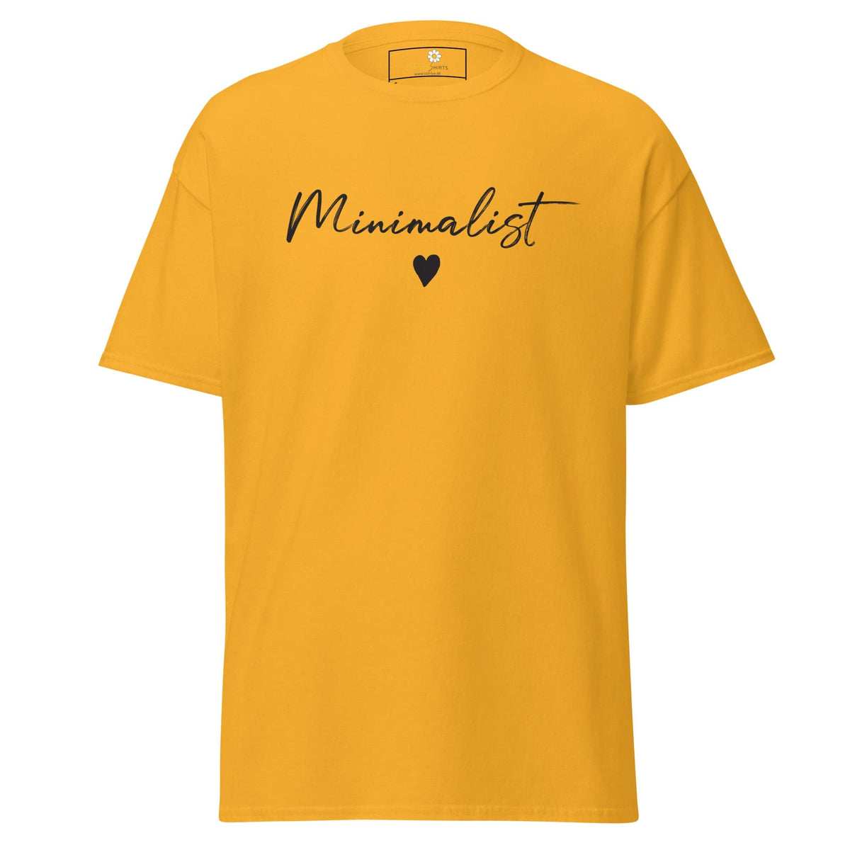 Unisex classic t-shirt - TEXT MINIMALIST - REGULAR - Gold / S