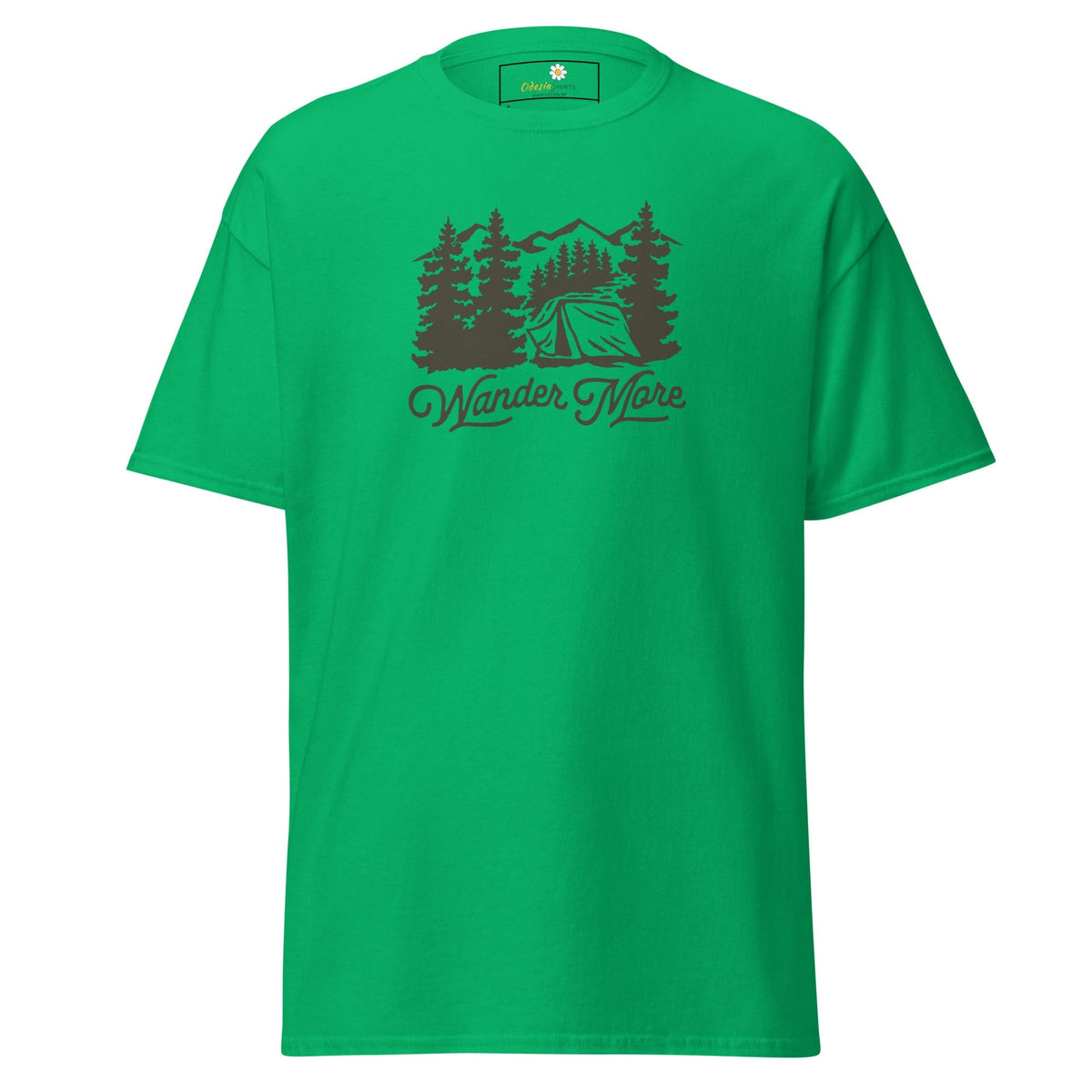 Unisex classic t-shirt - ADVENTURE OUTDOORS WANDER - REGULAR - Irish Green / S
