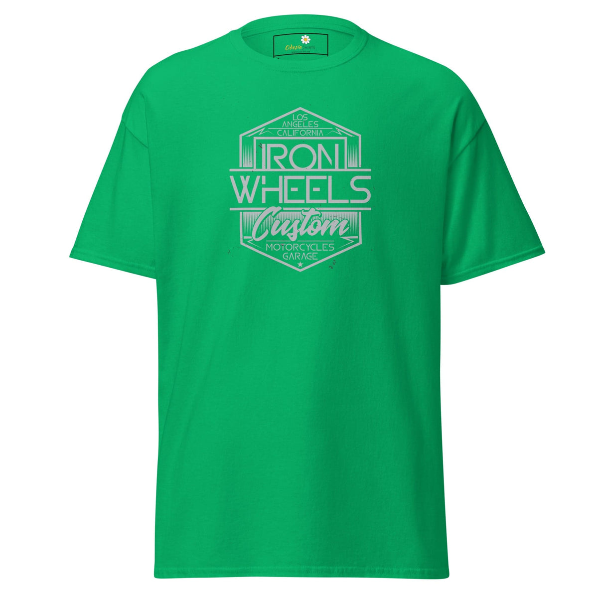 Unisex classic t-shirt - MISC IRON WHEELS - REGULAR - Irish Green / S