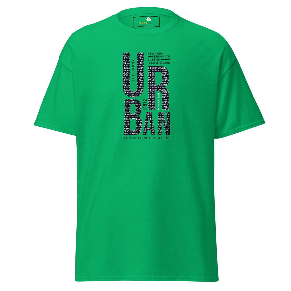 Unisex classic t-shirt - URBAN DESIGN - REGULAR - Irish Green / S