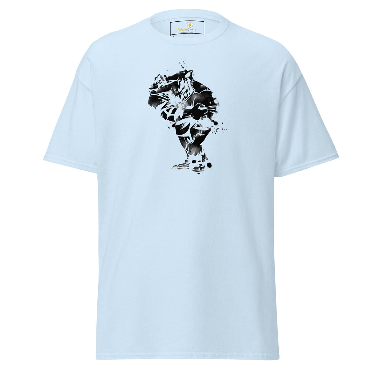 Unisex classic t-shirt - FANTASY STRANGE DUDE - REGULAR - Light Blue / S